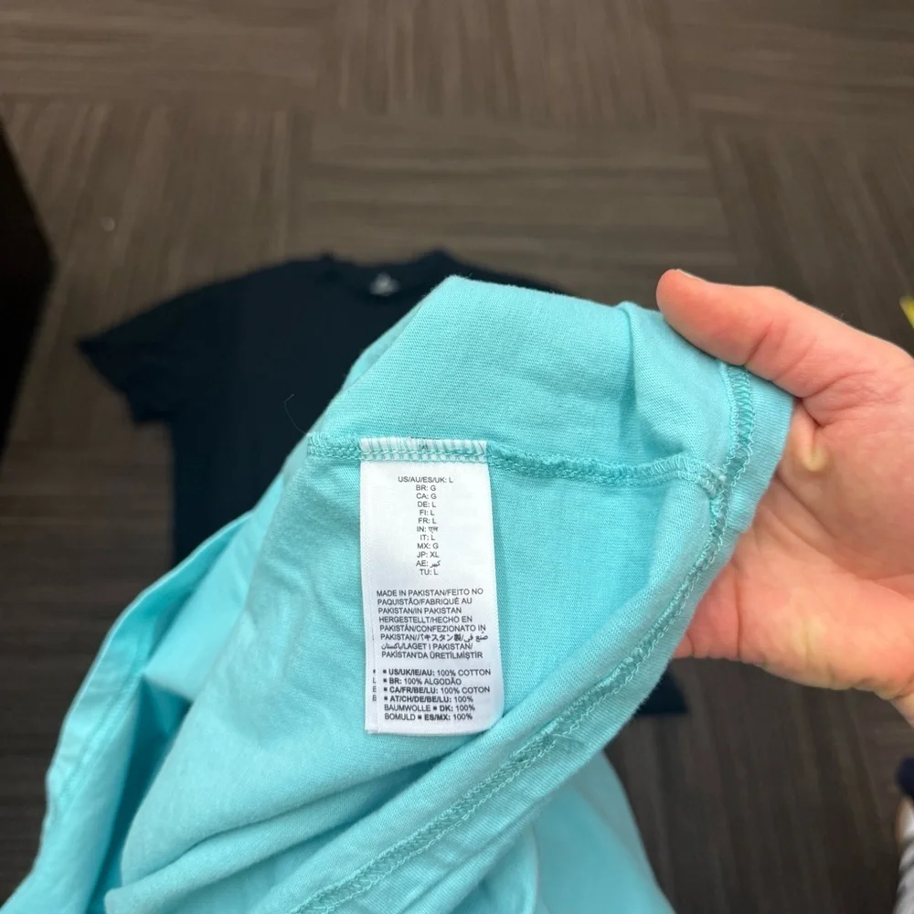 Amazon Essentials Men's Light Blue Short Sleeve Tee - Picture 7 of 7